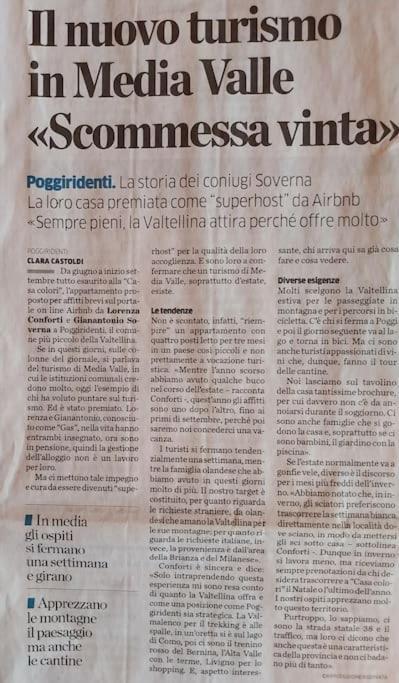 הוילה Poggiridenti Casa Colori מראה חיצוני תמונה